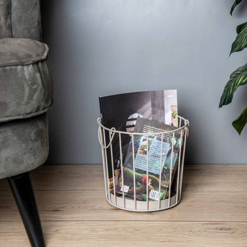 ESQ Living Atrium Storage Basket Small - Taupe