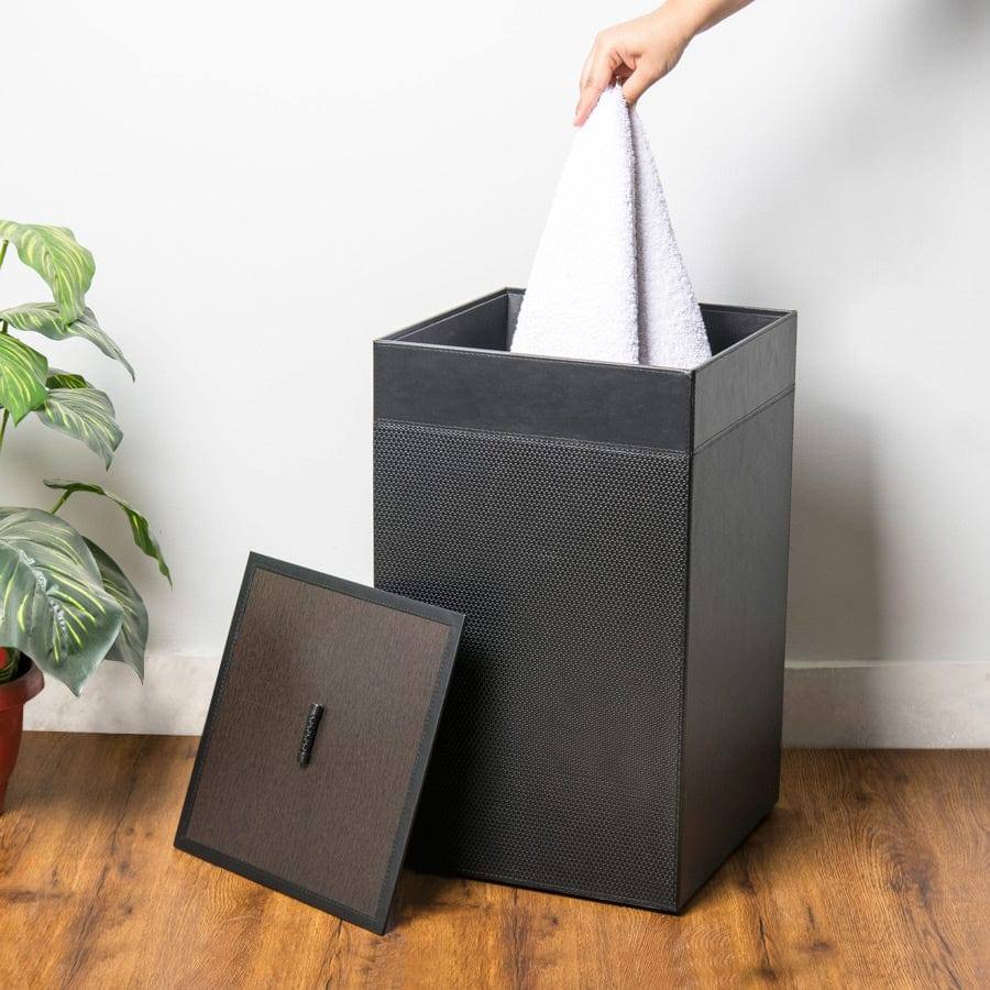 ESQ Living Cask Laundry Bin - Black