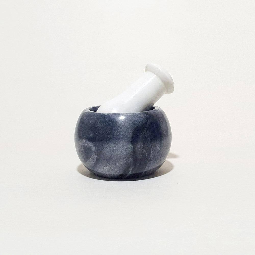 ESQ Living Duo Marble Mortar and Pestle Set