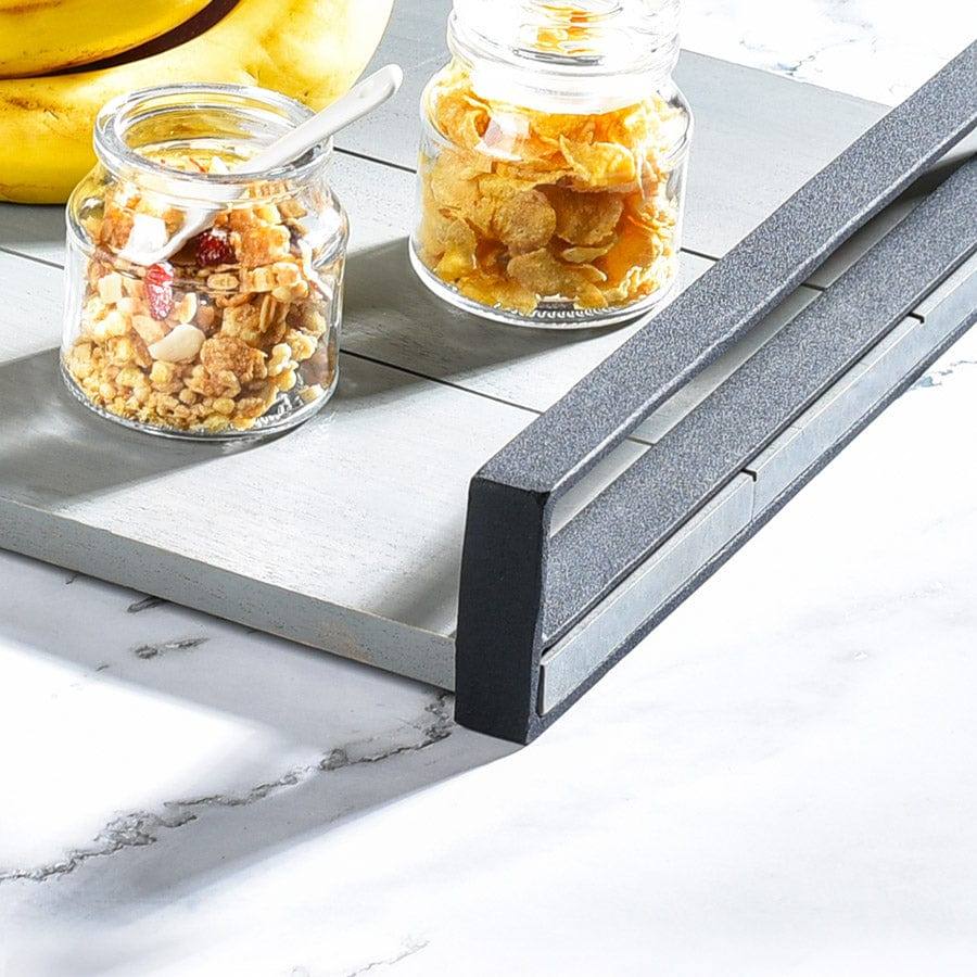 ESQ Living Elm Serving Tray Large - Rustic Grey