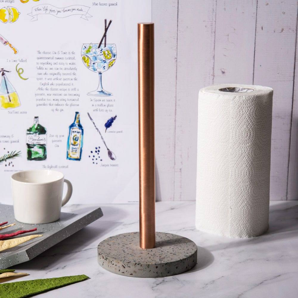 ESQ Living Fuse Paper Towel Holder - Terrazzo Grey