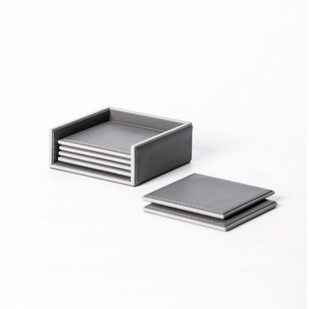 ESQ Living Menlo Coasters, Set of 6 - Grey