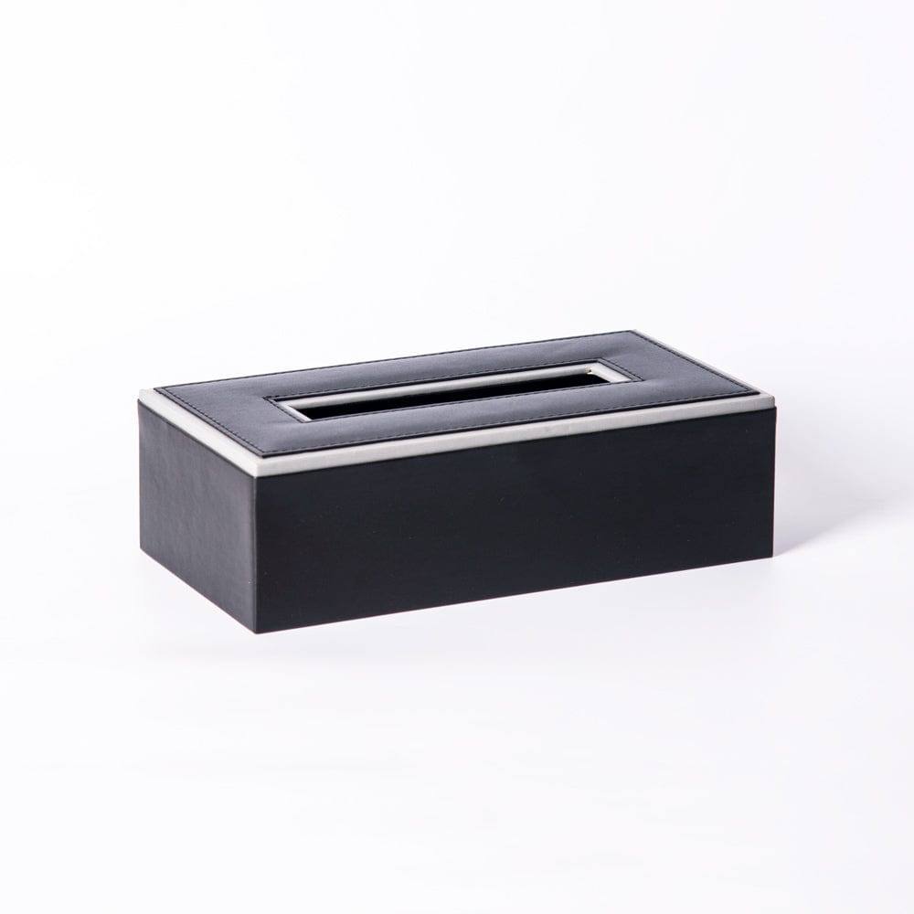 ESQ Living Menlo Tissue Box Holder - Black