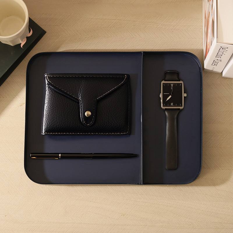 ESQ Living Metal Sectional Desk Tray - Ink Blue