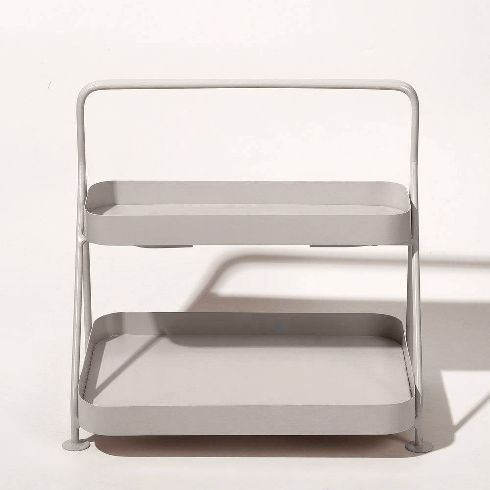 Norman 2-Tier Metal Organizer - Grey