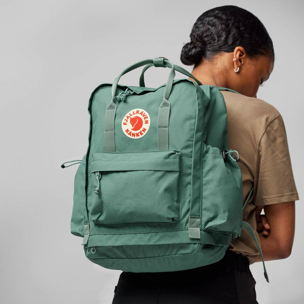 Fjallraven Kanken Outlong Backpack Frost Green Modern Quests