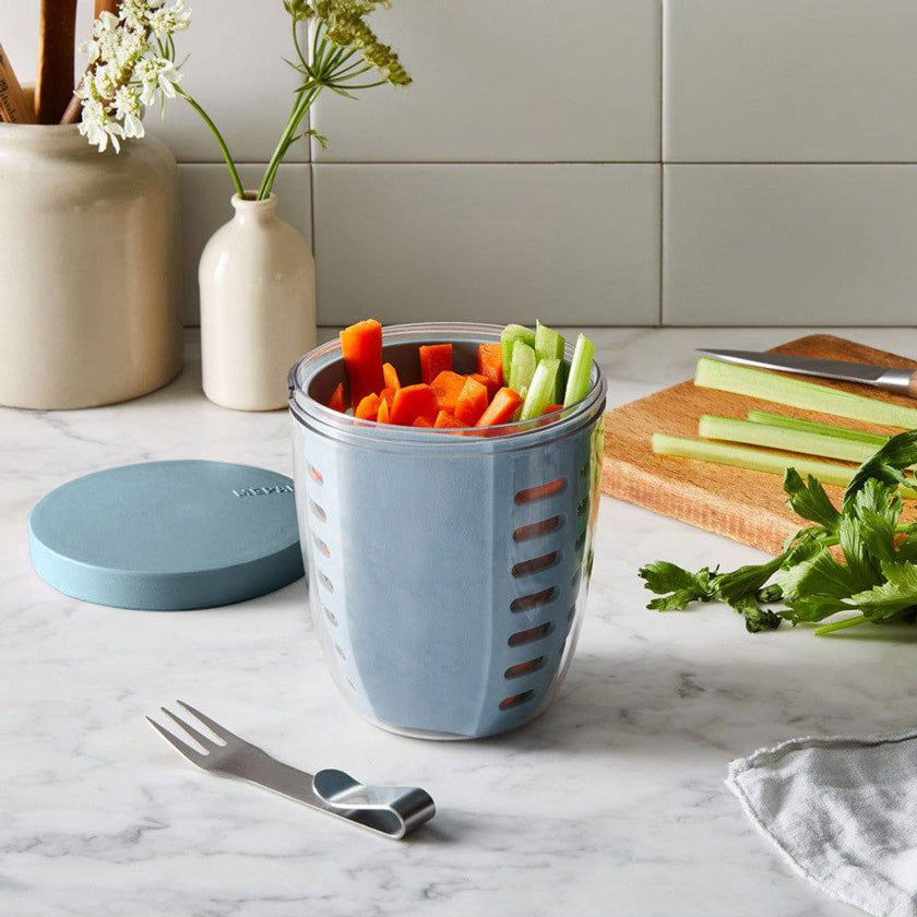 Ellipse Fruit Pot - Nordic Blue