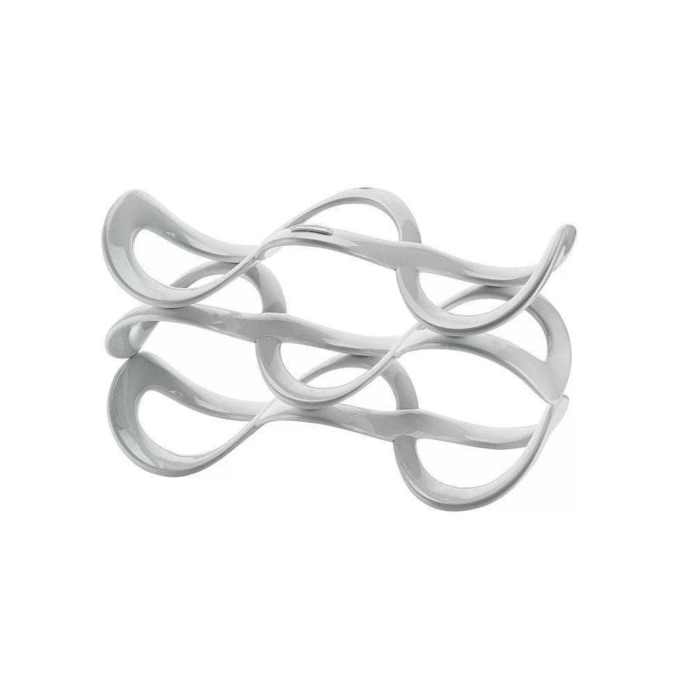 Guzzini Italy Cuvee Wine Bottle Rack - White