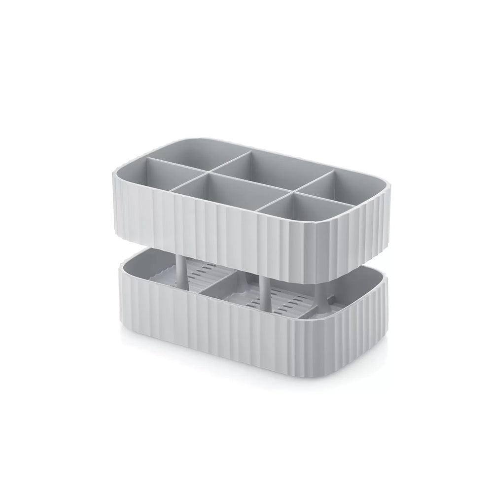 Guzzini Italy Drain & Safe Cutlery Drainer - Grey