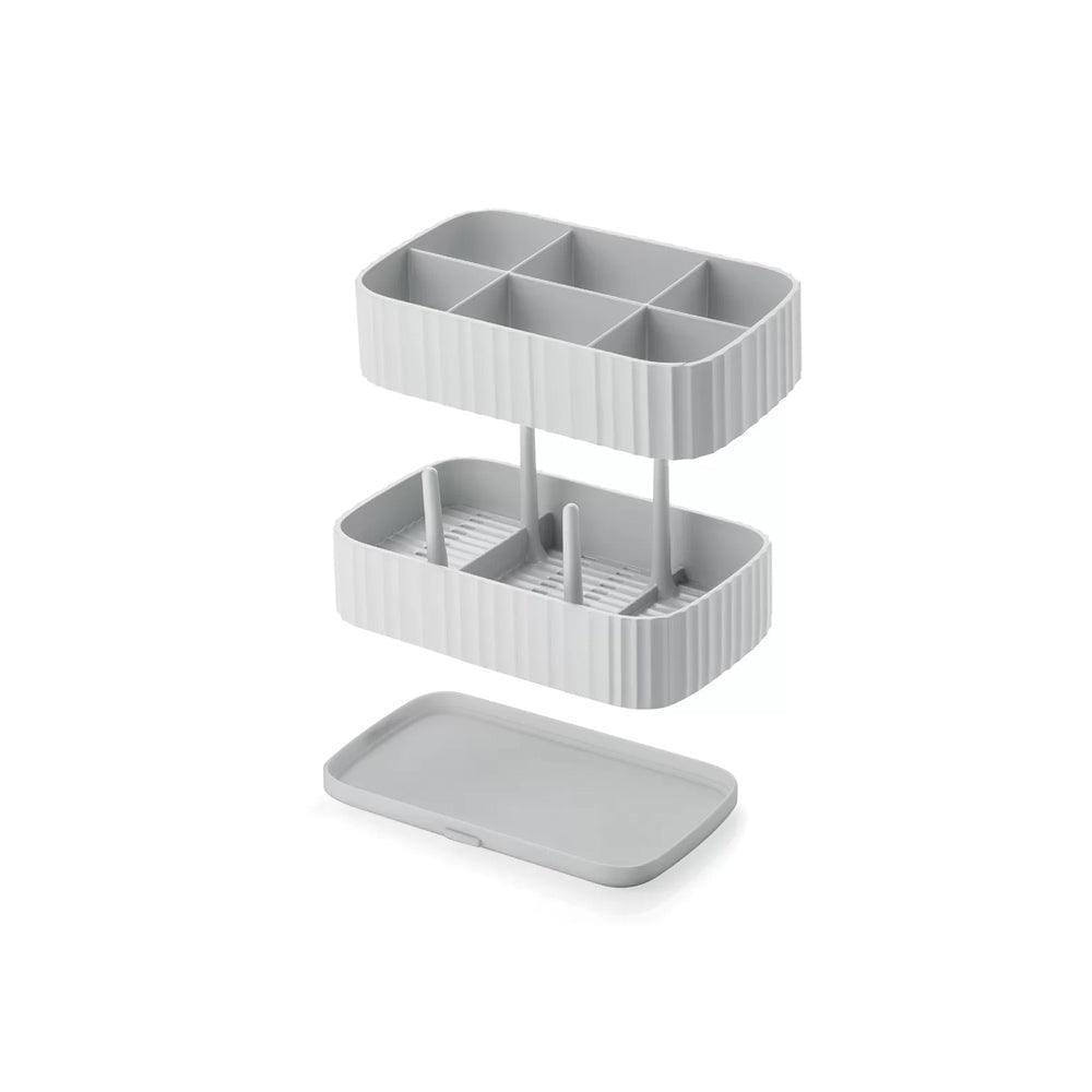 Guzzini Italy Drain & Safe Cutlery Drainer - Grey