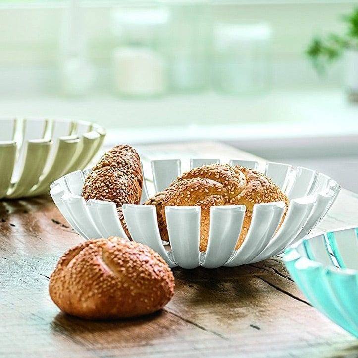 Guzzini Italy Grace Bread Basket - White