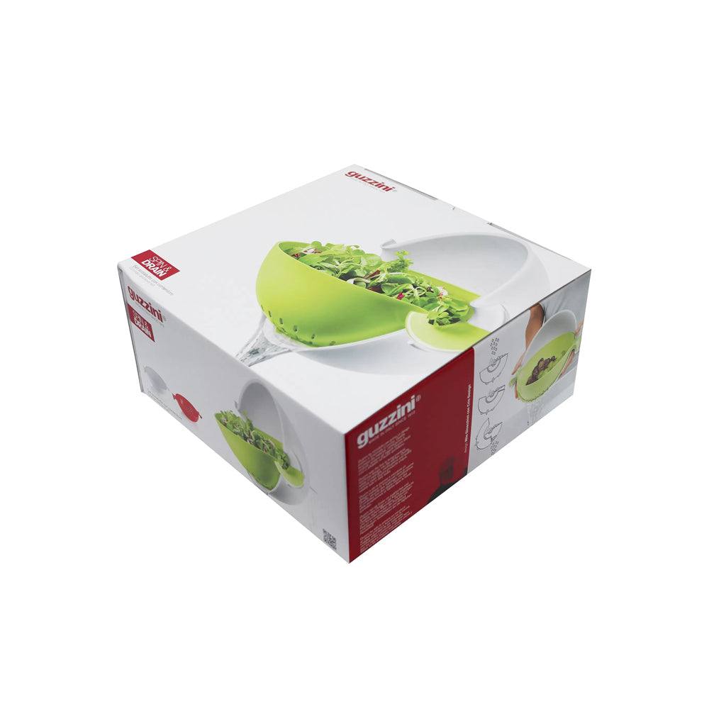 Guzzini Italy Kitchen Active Colander & Bowl Set - Apple Green