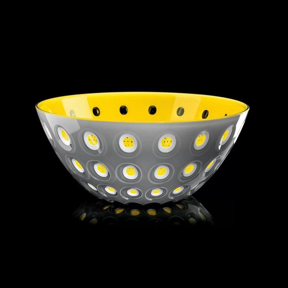 Guzzini Italy Le Murrine Bowl XL - Grey and Yellow