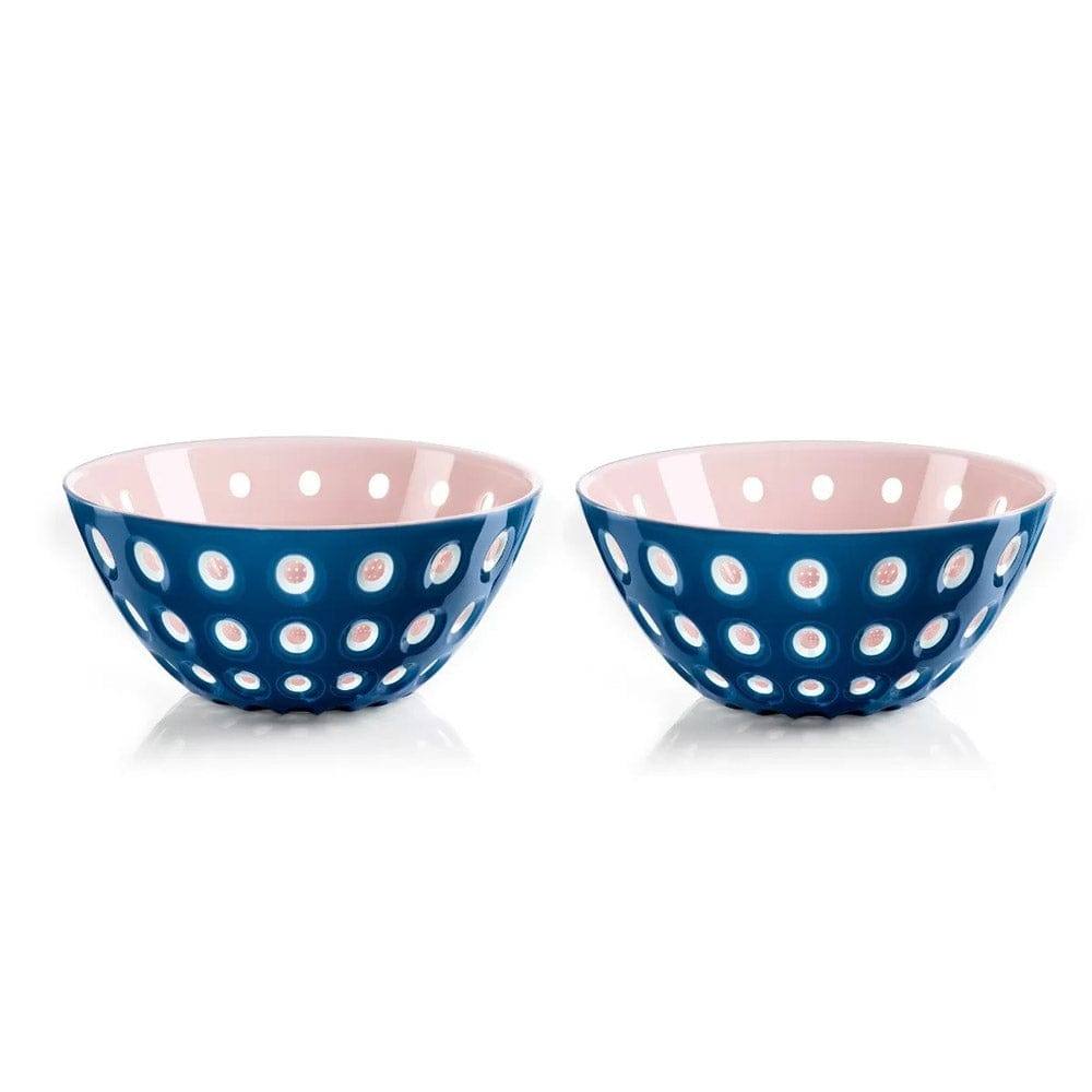 Guzzini Italy Le Murrine Bowls Medium, Set of 2 - Pink Blue