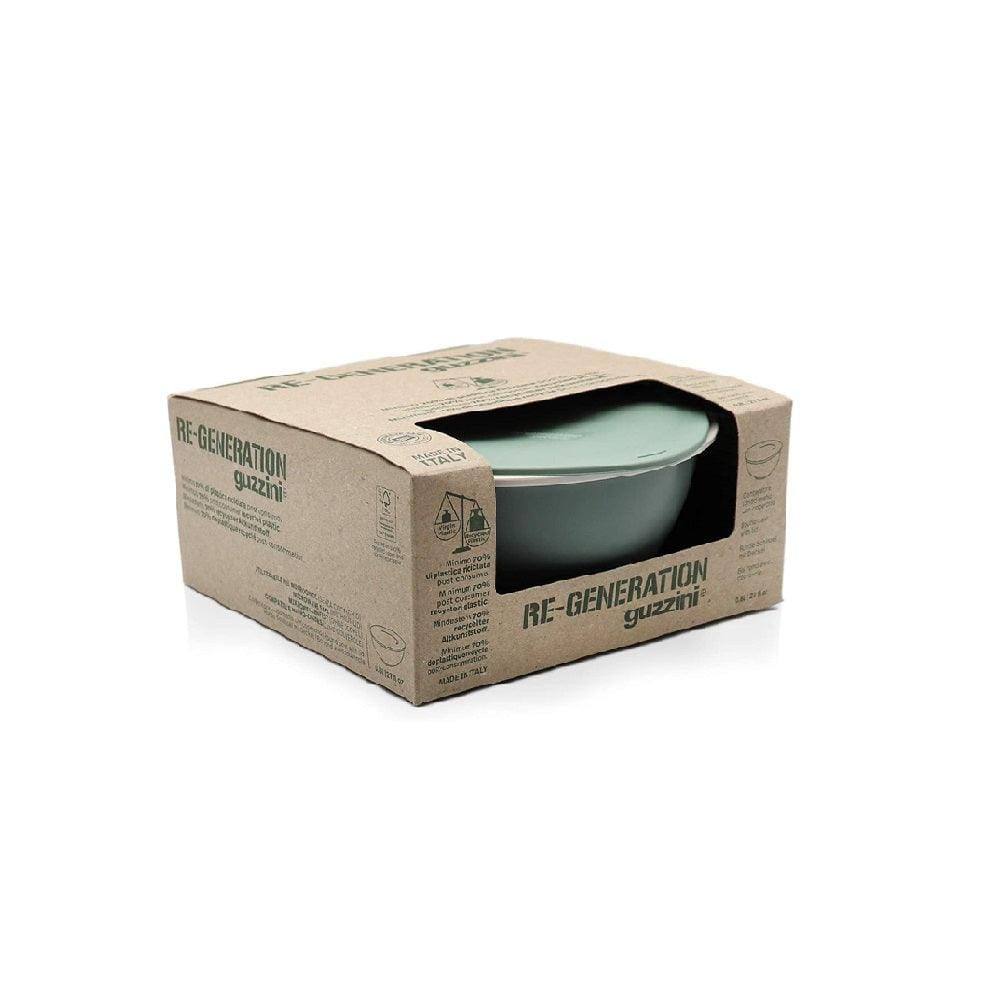 Guzzini Italy Re-Gen Round Storage Box Medium - Green