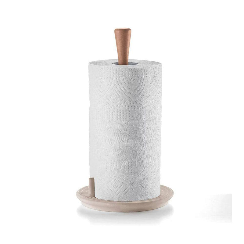 Guzzini Italy Roll & Tear Kitchen Roll Holder - Taupe