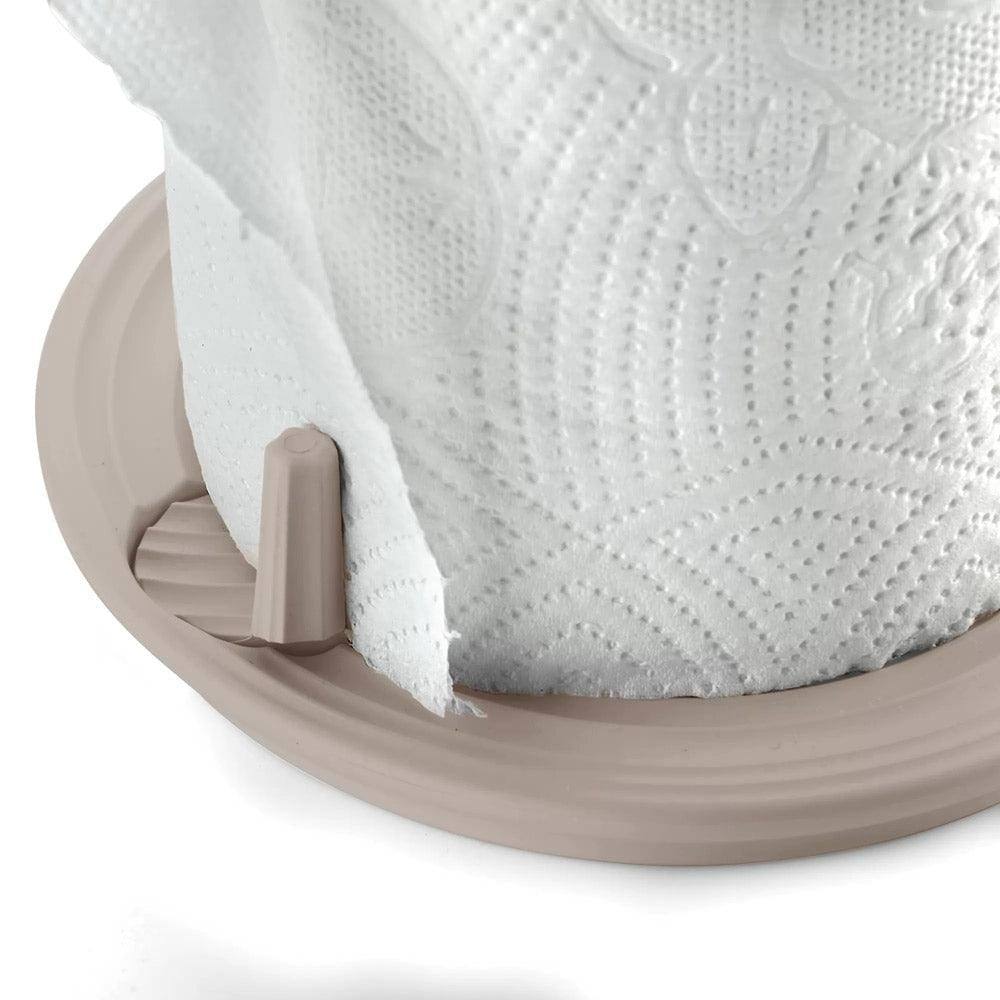 Guzzini Italy Roll & Tear Kitchen Roll Holder - Taupe