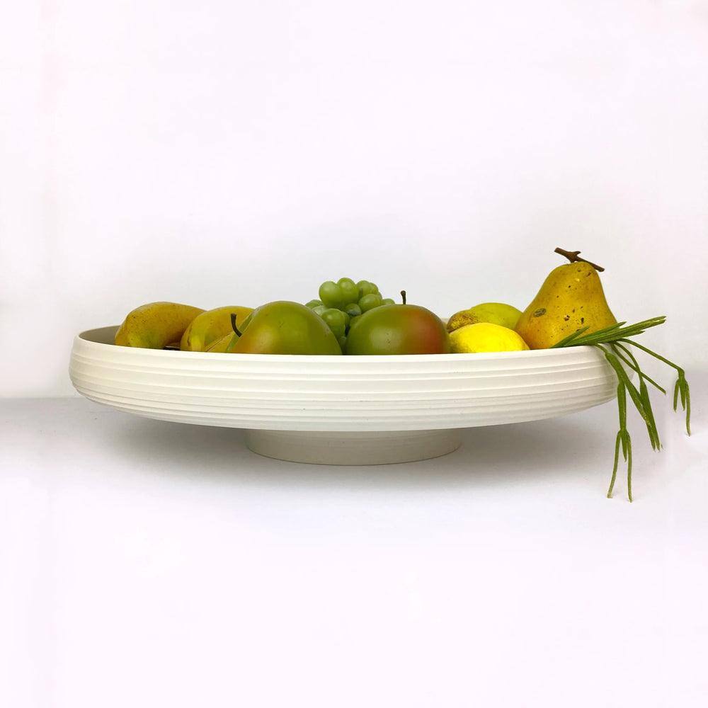 Guzzini Italy Tierra Fruit Bowl Large - Milk White