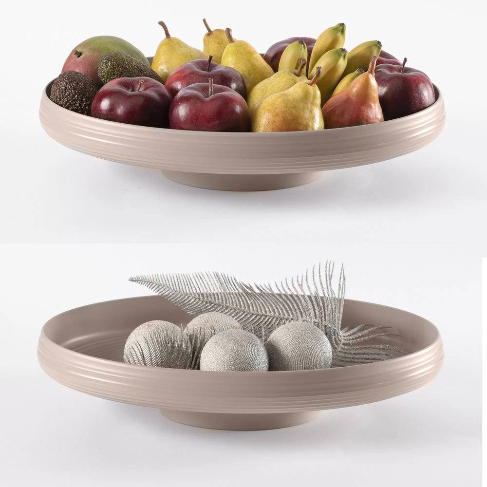 Guzzini Italy Tierra Fruit Bowl Large - Taupe