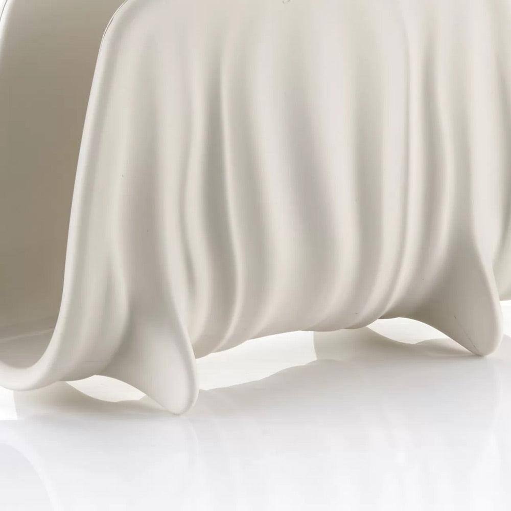 Guzzini Italy Tierra Napkin Holder - Milk White