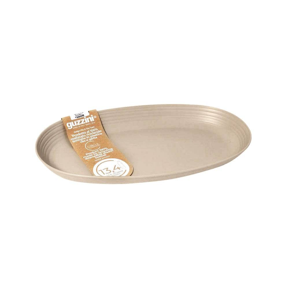 Guzzini Italy Tierra Oval Tray - Clay