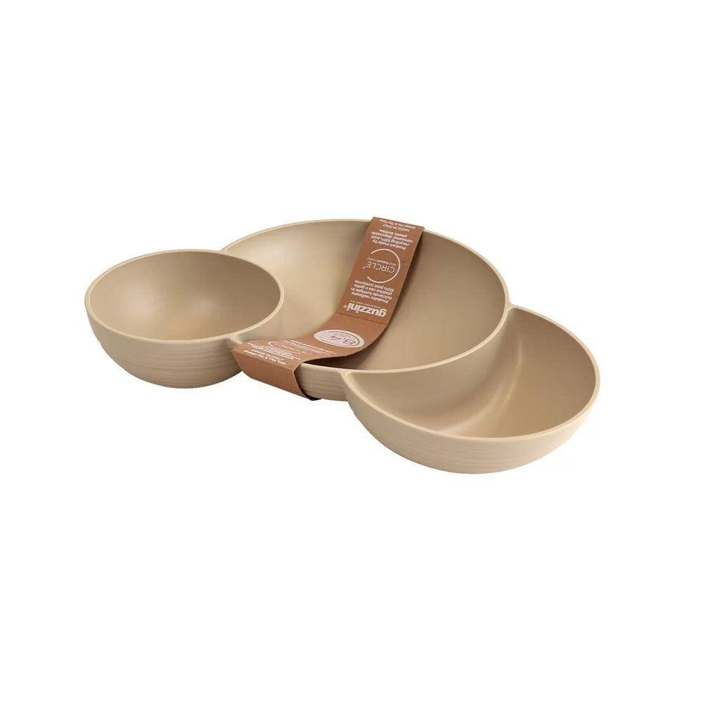 Guzzini Italy Tierra Sectional Serving Tray - Clay