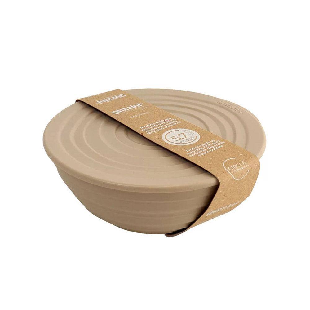 Guzzini Italy Tierra Storage Bowl with Lid Medium - Clay