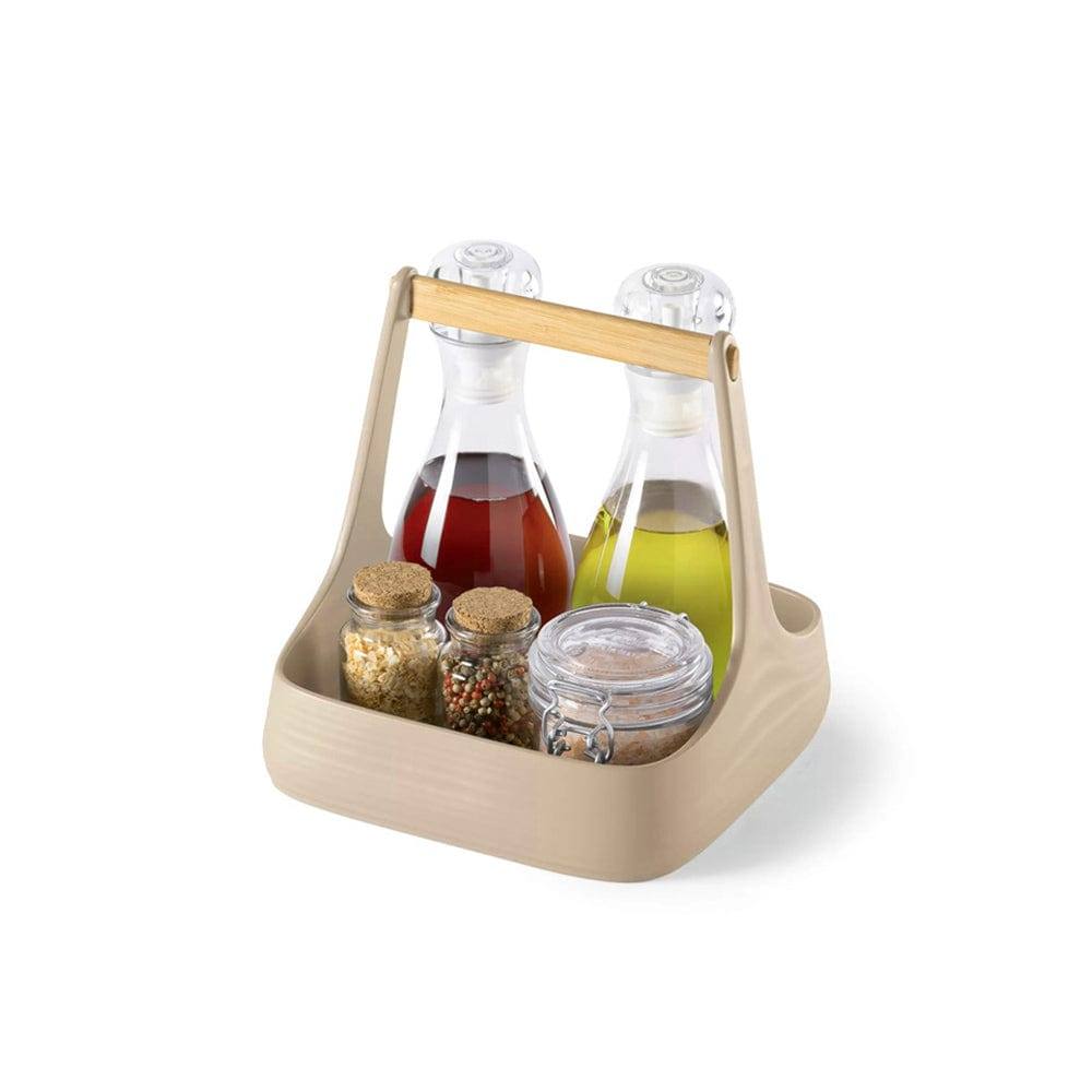 Guzzini Italy Tierra Table Caddy - Clay