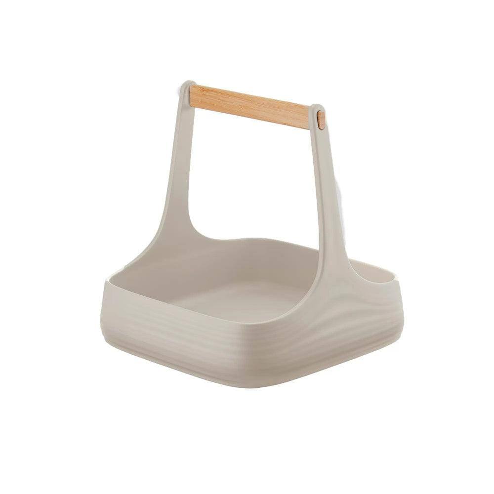 Guzzini Italy Tierra Table Caddy - Milk White