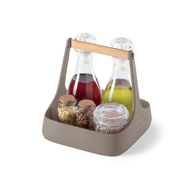 Guzzini Italy Tierra Table Caddy - Taupe
