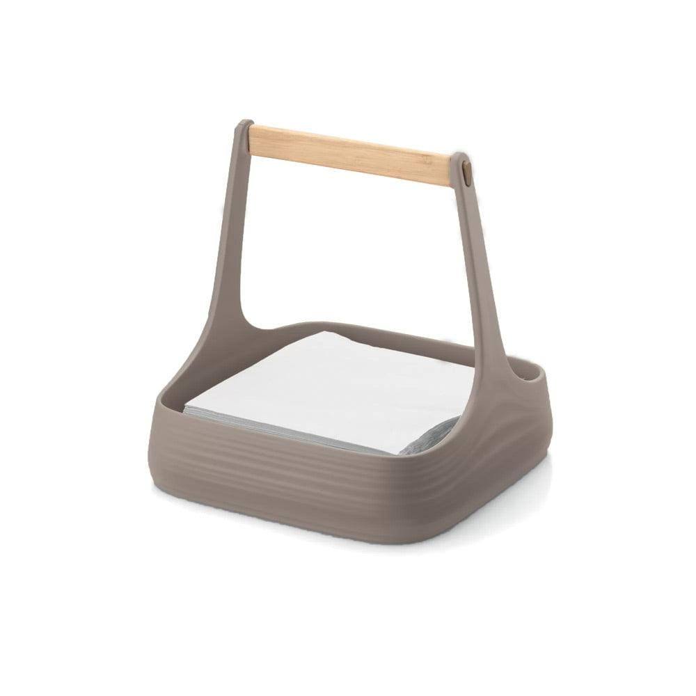 Guzzini Italy Tierra Table Caddy - Taupe