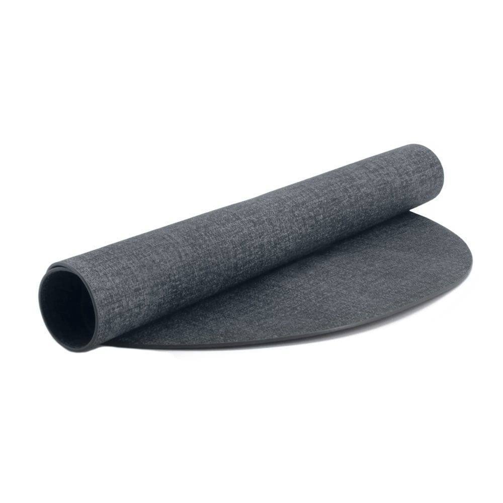 Guzzini Italy Tiffany Oval Reversible Mats, Set of 6 - Dark Grey