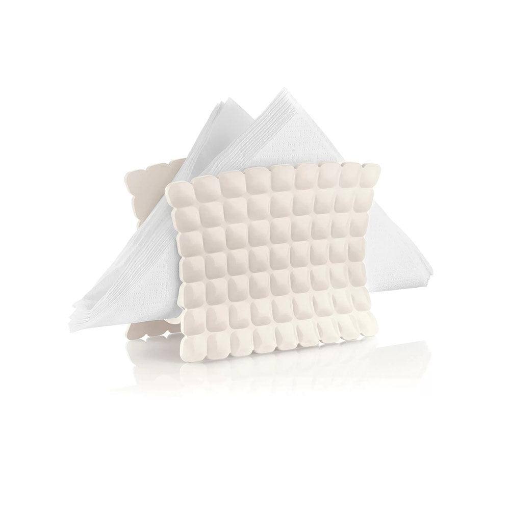 Guzzini Italy Tiffany Table Napkin Holder - Milk White