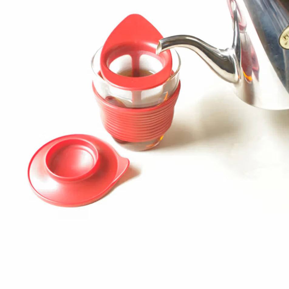 Hario Japan Handy Tea Maker Medium - Red