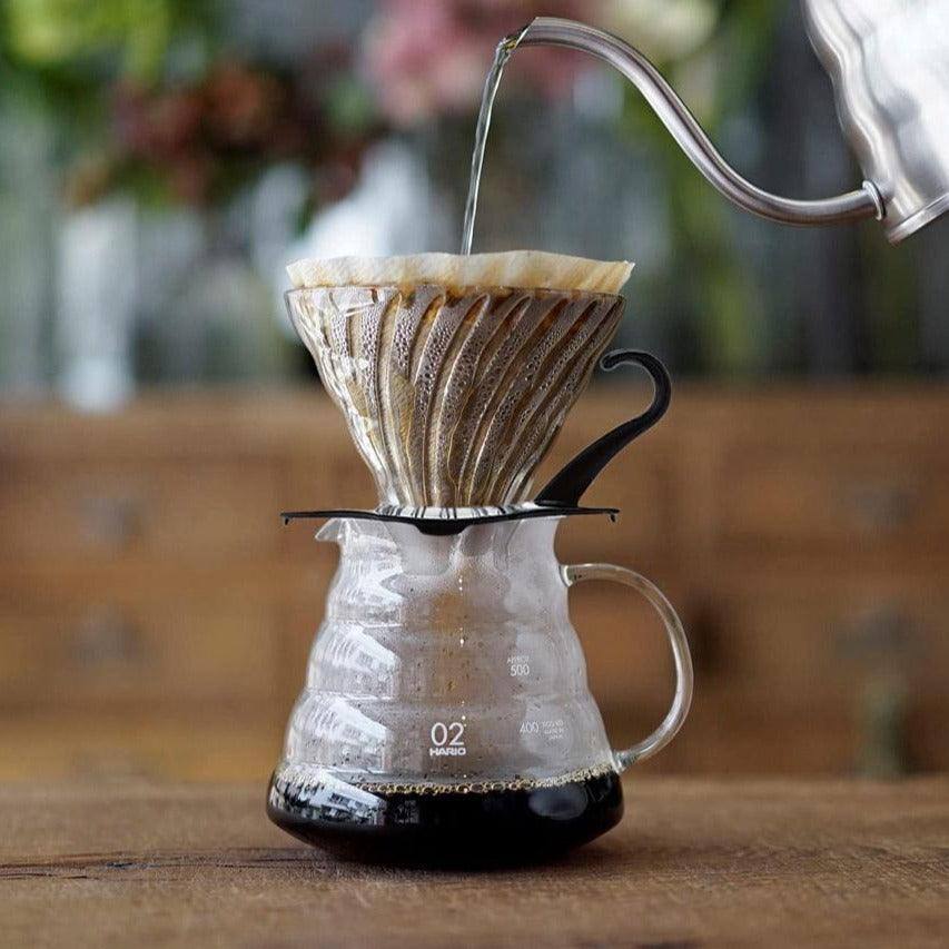 Hario Japan V60-02 Coffee Dripper Glass - Black