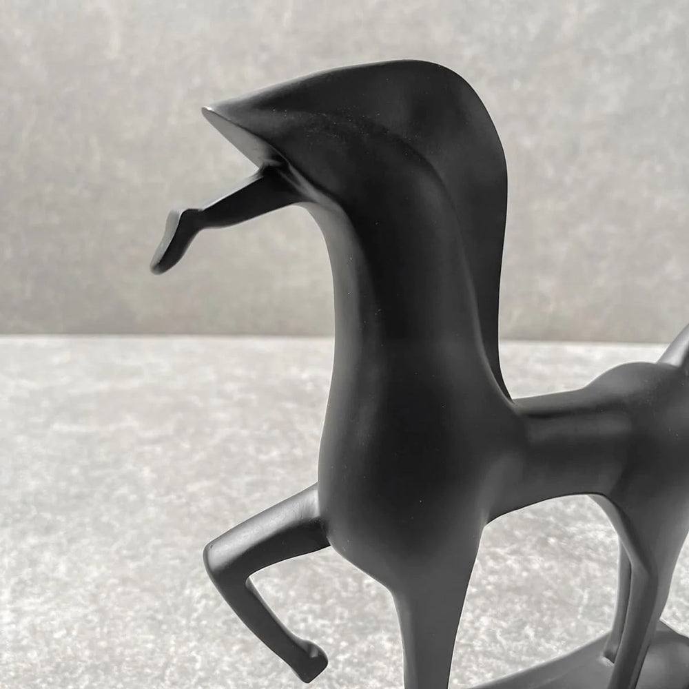 Home Artisan Artemis Horse Sculpture - Black