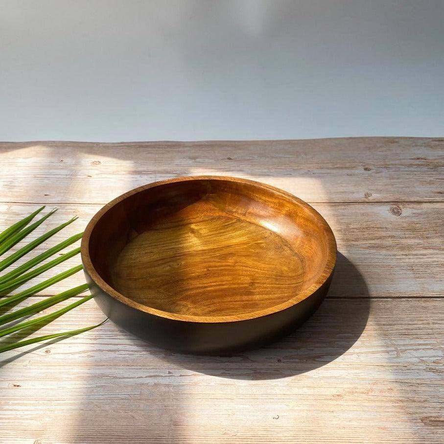 iCraft Wooden Serving Bowl Small - Black