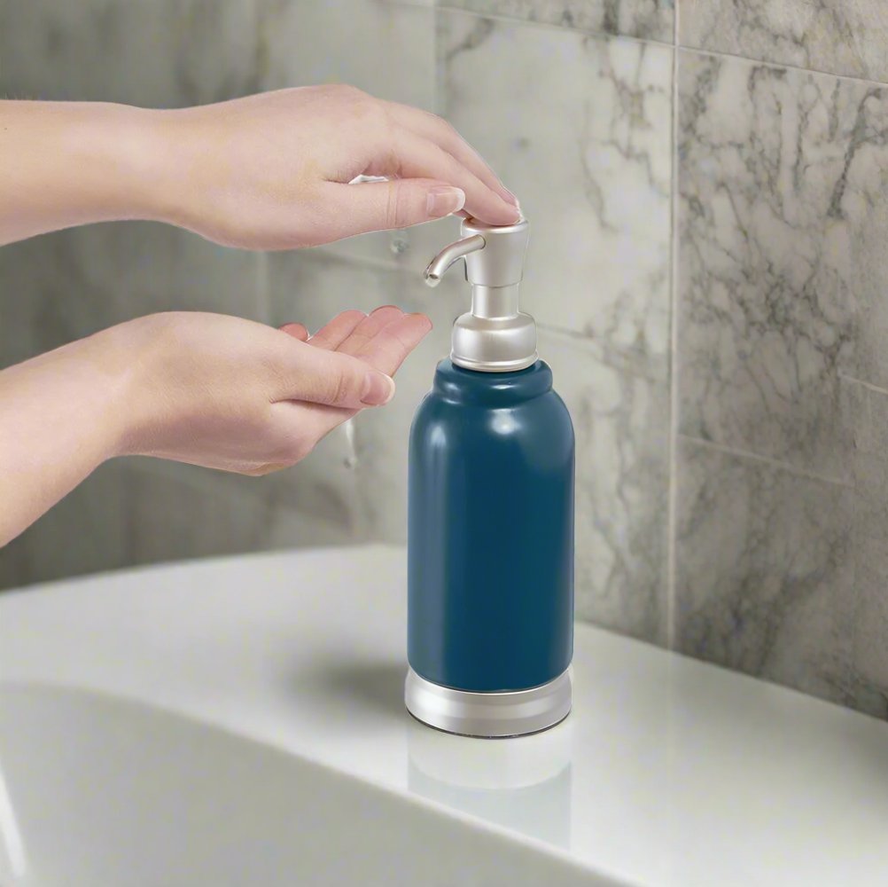 Bexley Ceramic Soap Dispenser - Navy