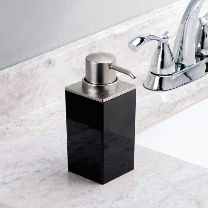 iDesign Clarity Soap Pump - Black