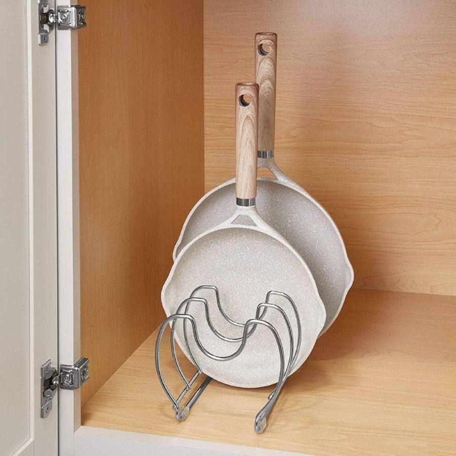 iDesign Classico Stainless Steel Cookware Organizer