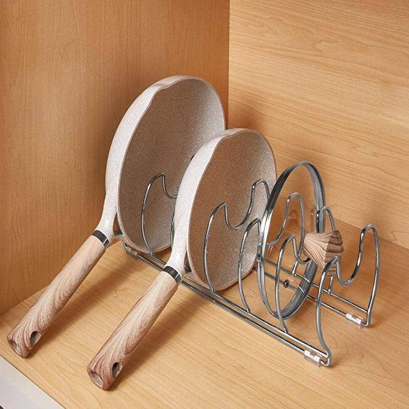 iDesign Classico Stainless Steel Cookware Organizer