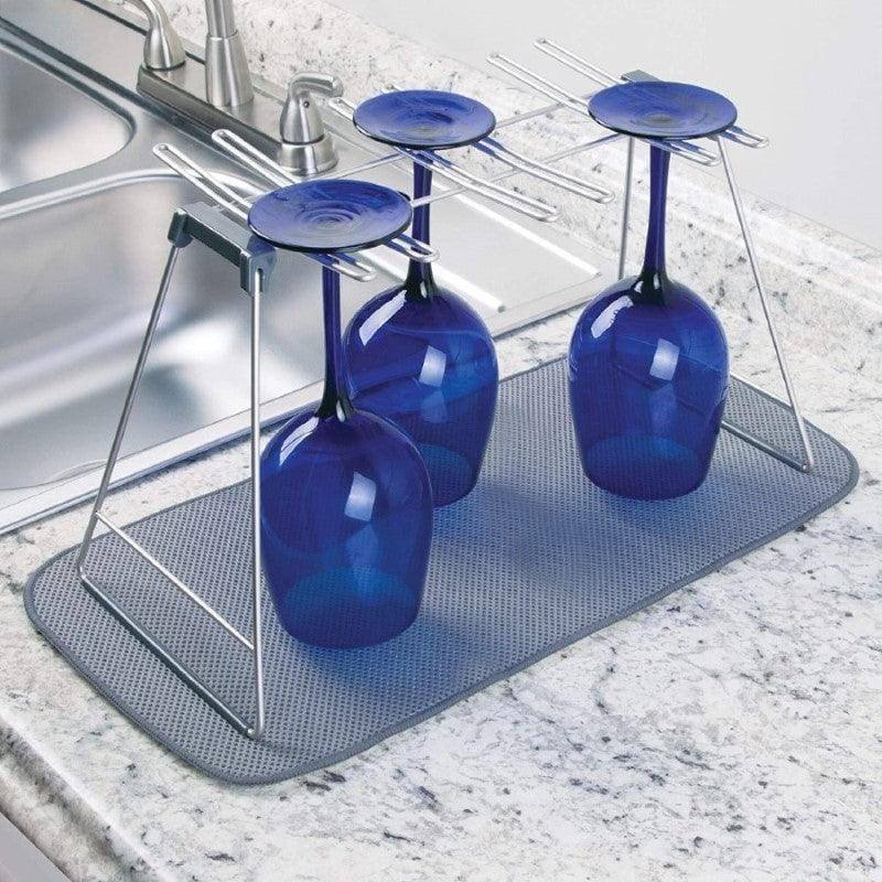 iDesign Classico Wine Glass Drying Rack