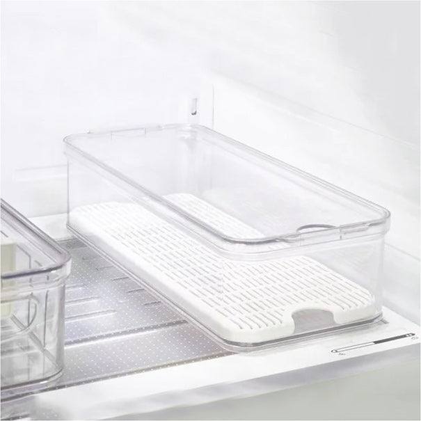 iDesign Crisp Divided Bin with Lid Large