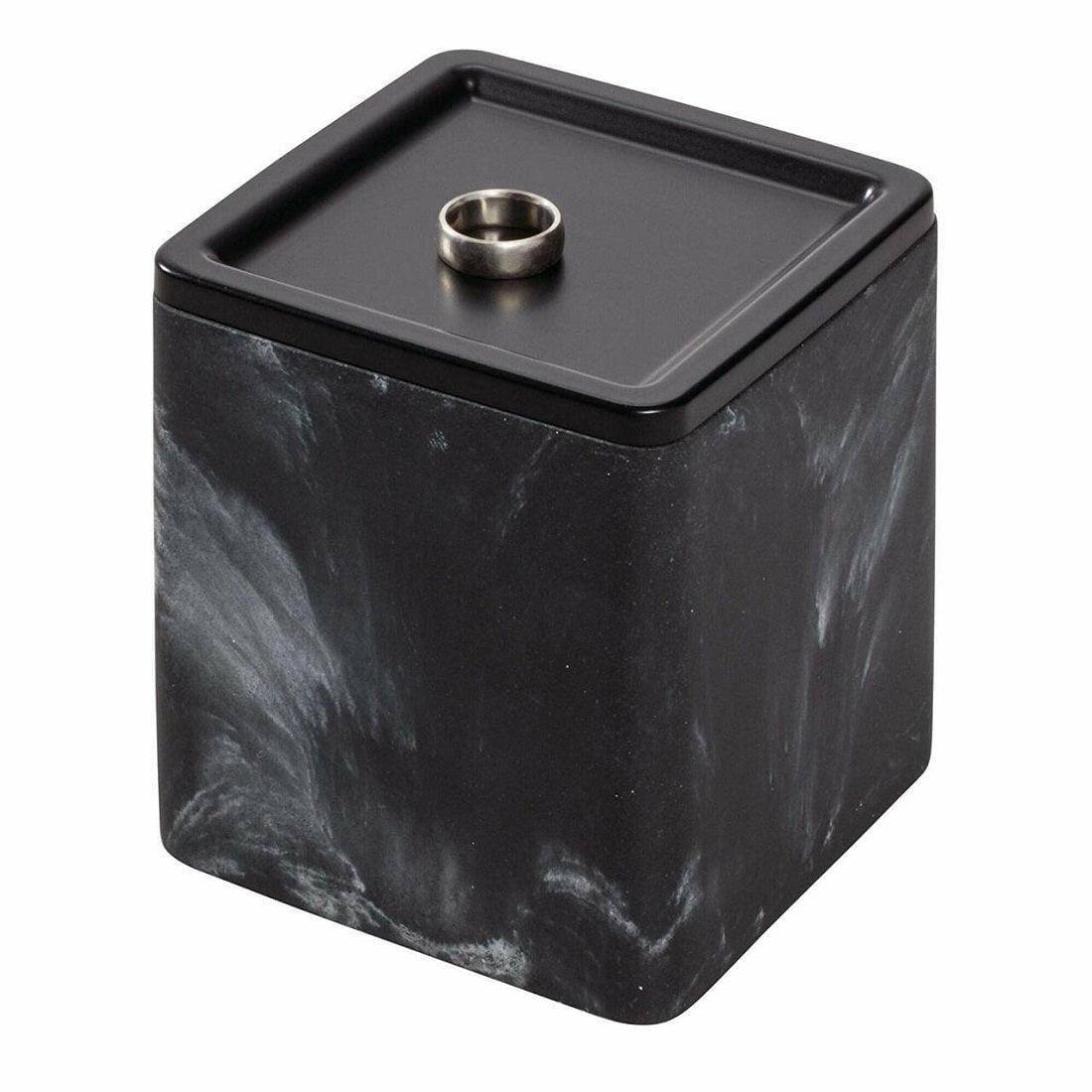 iDesign Dakota Canister - Black Marble