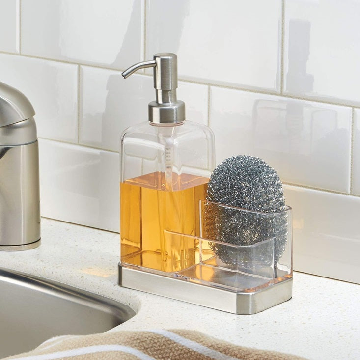 Forma Soap and Sponge Caddy - Clear