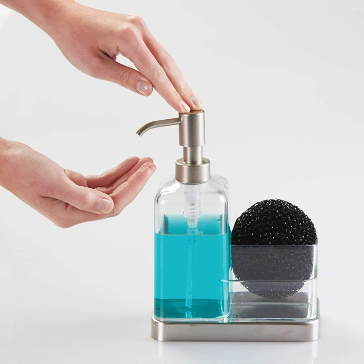 Forma Soap and Sponge Caddy - Clear