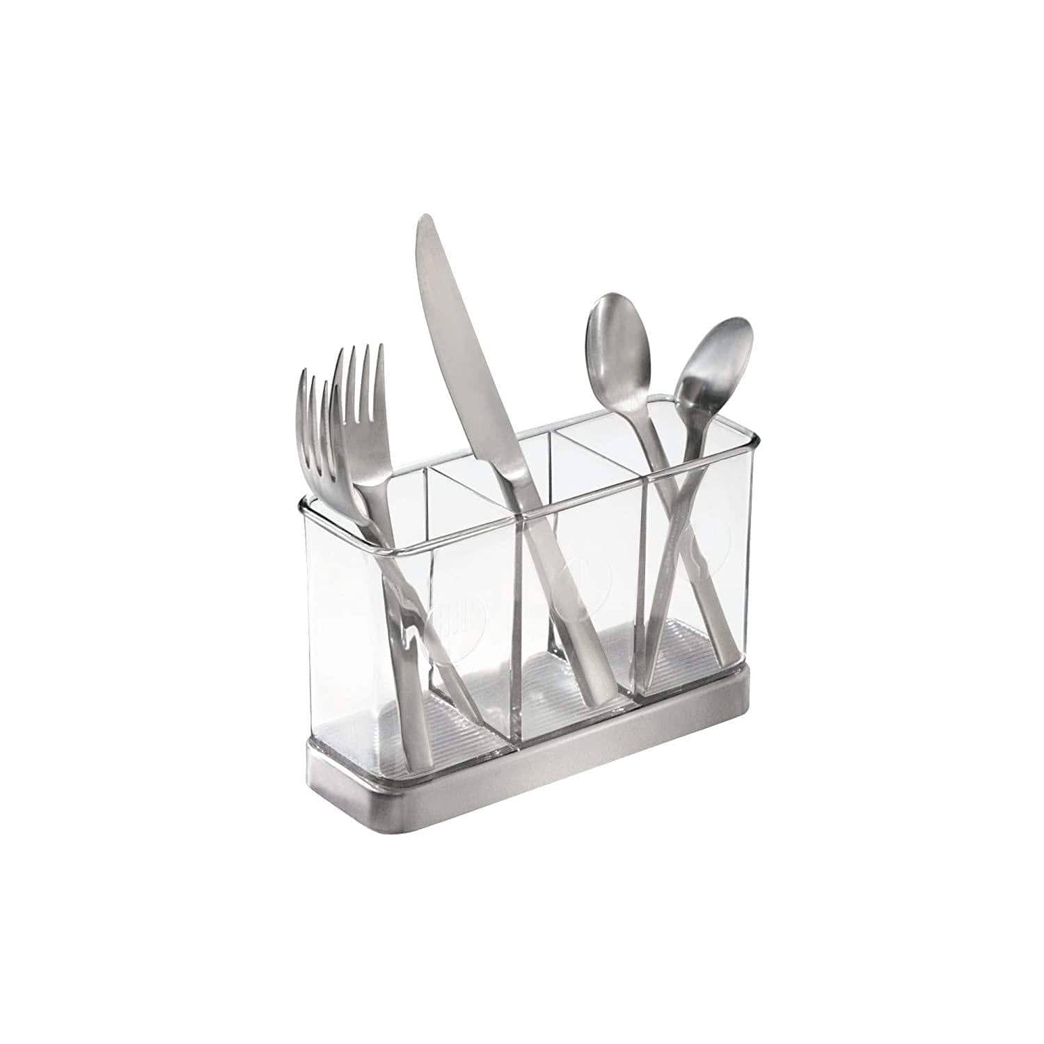 iDesign Forma Flatware Organiser - Brushed Nickel