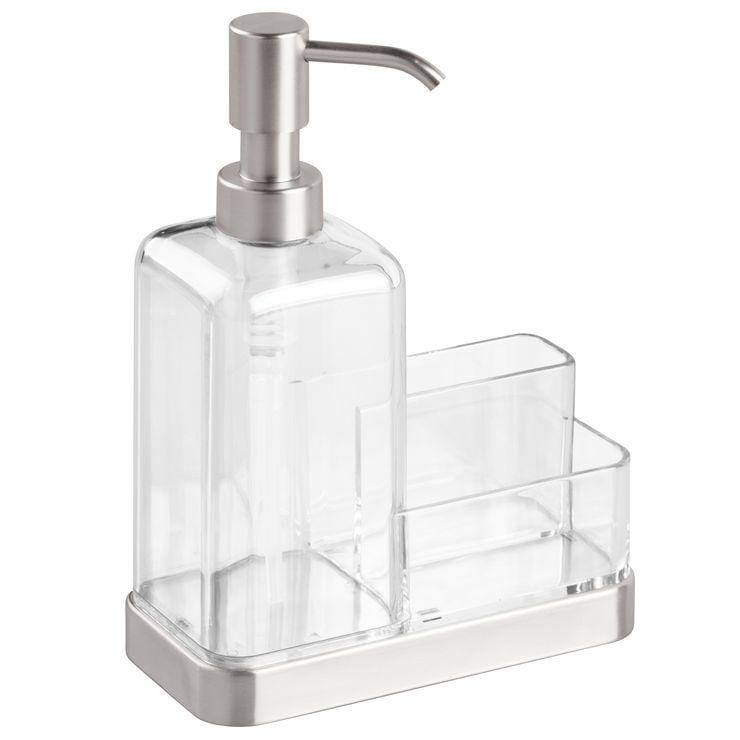 iDesign Forma Soap and Sponge Caddy - Clear