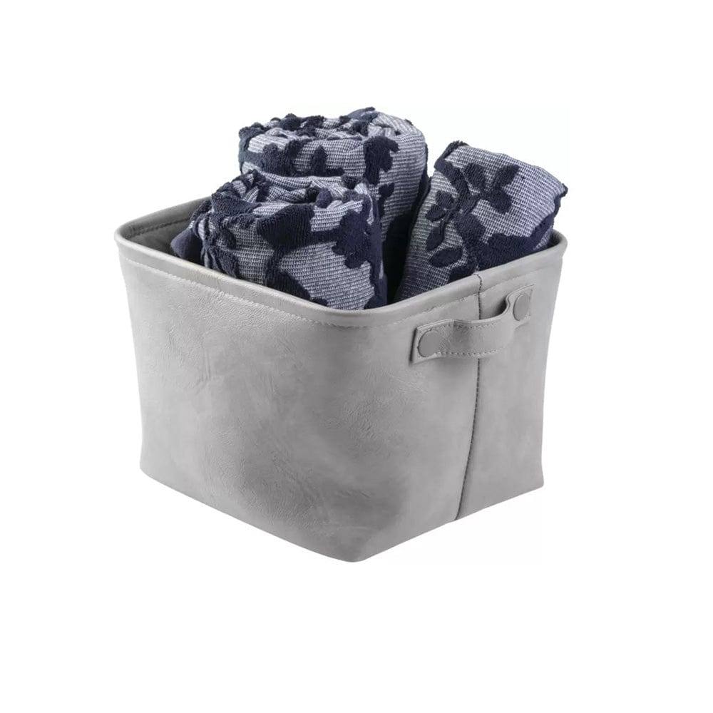 iDesign Lauren Storage Bin Medium - Grey