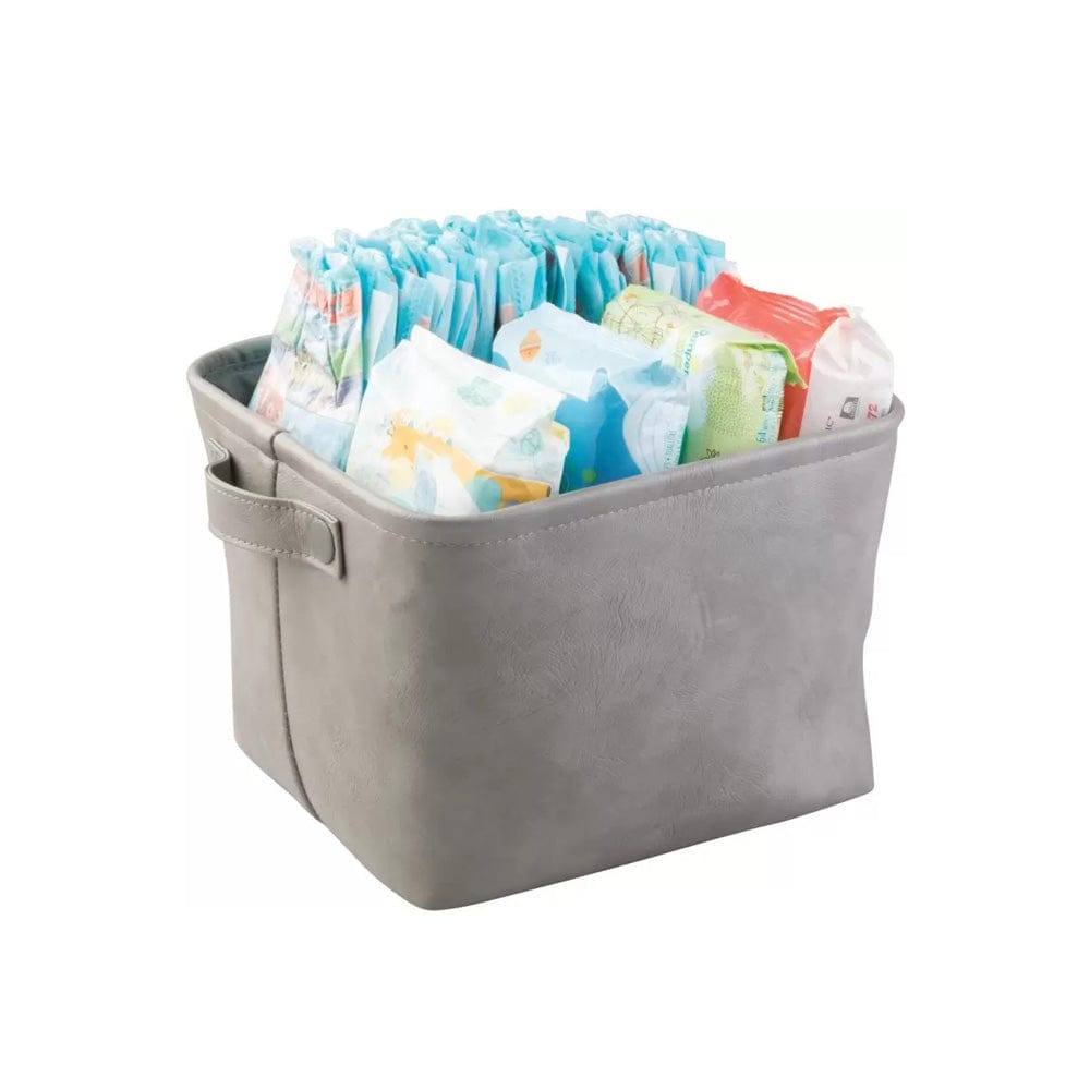 iDesign Lauren Storage Bin Medium - Grey